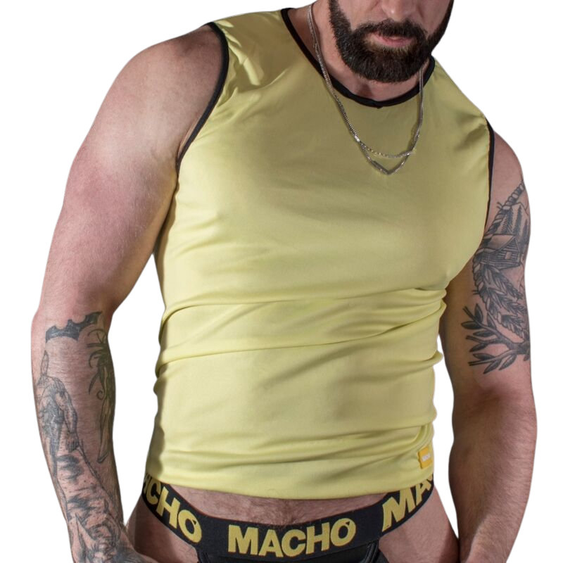 MACHO YELLOW T-SHIRT S/M