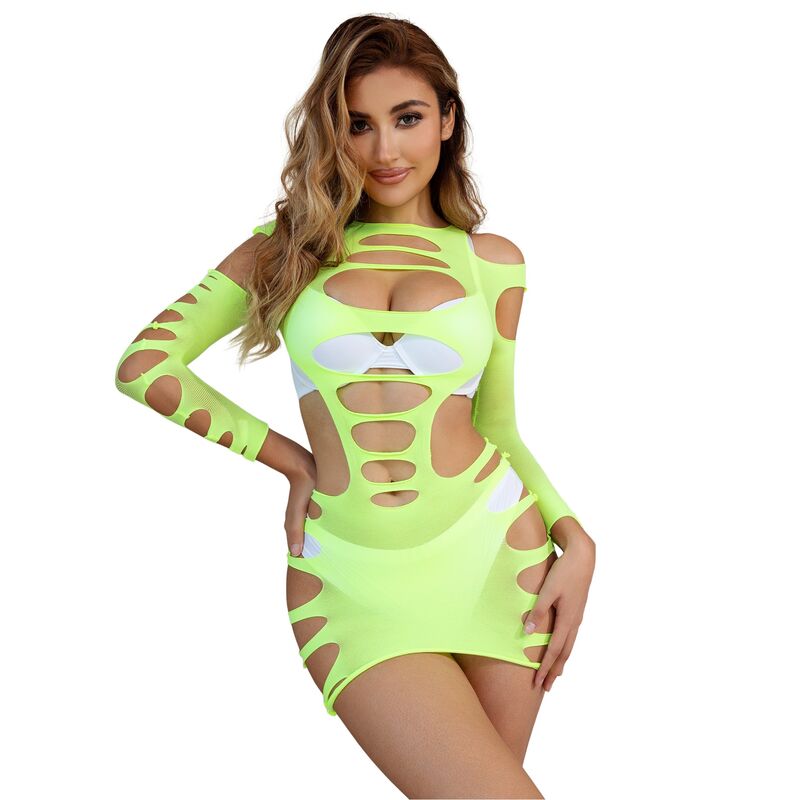 Vestito Sexy Subblime 952280 Verde Taglia Unica