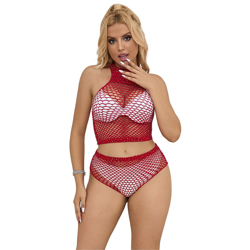 Bodystocking Due Pezzi Subblime 952402 Rosa Taglia Unica