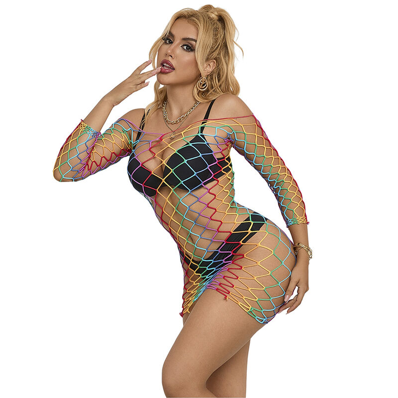 Vestito Sexy Subblime 952426 Arcobaleno Taglia Unica