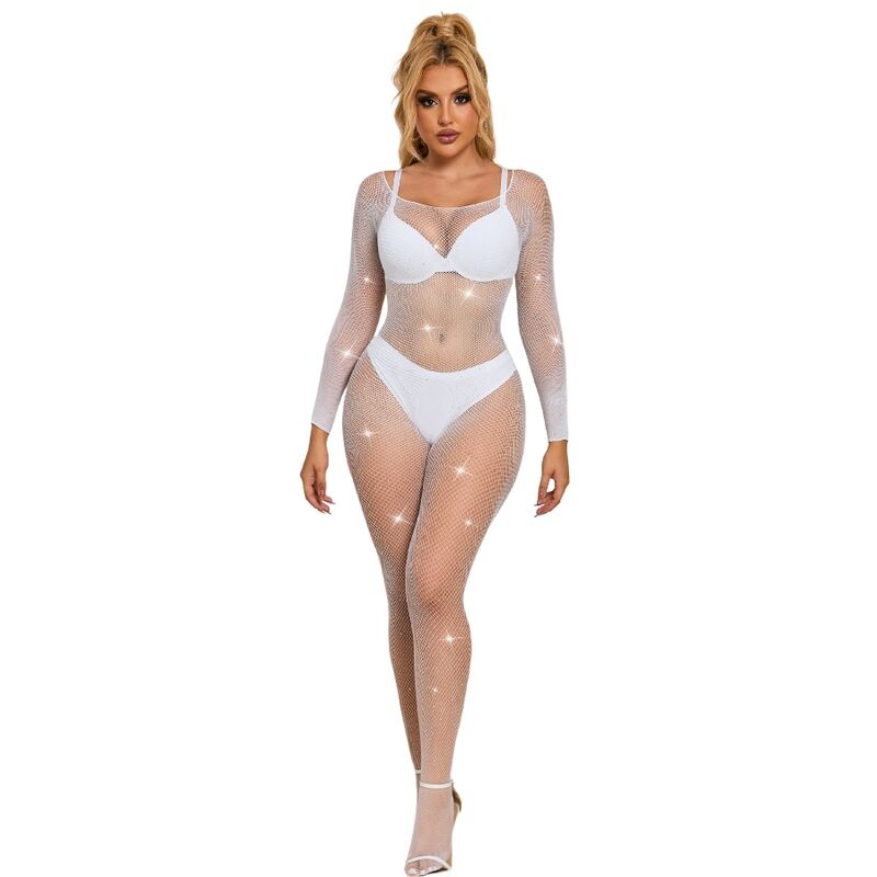 Bodystocking Subblime 952396 Bianco Taglia Unica