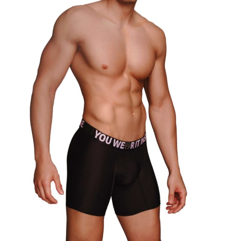 Boxer Lungo Sportivo Nero – Macho Underwear