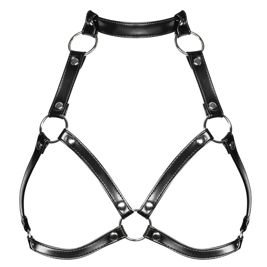 Reggiseno con Cinghie Nere Obsessive A740 Arnes Taglia Unica